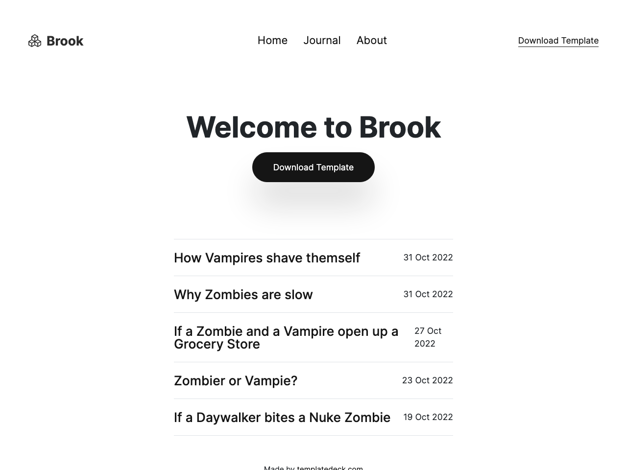 Brook screenshot