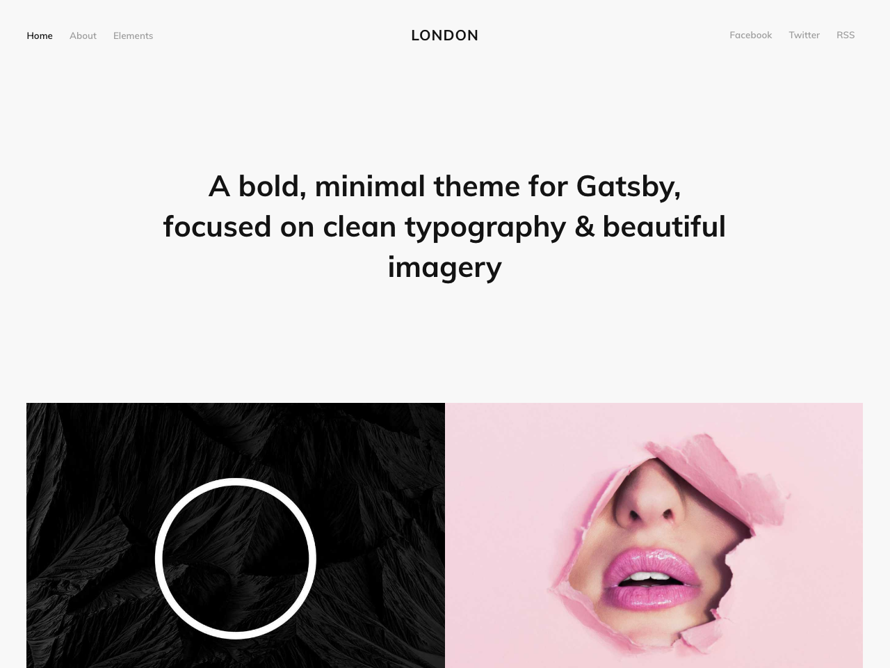 Gatsby London screenshot