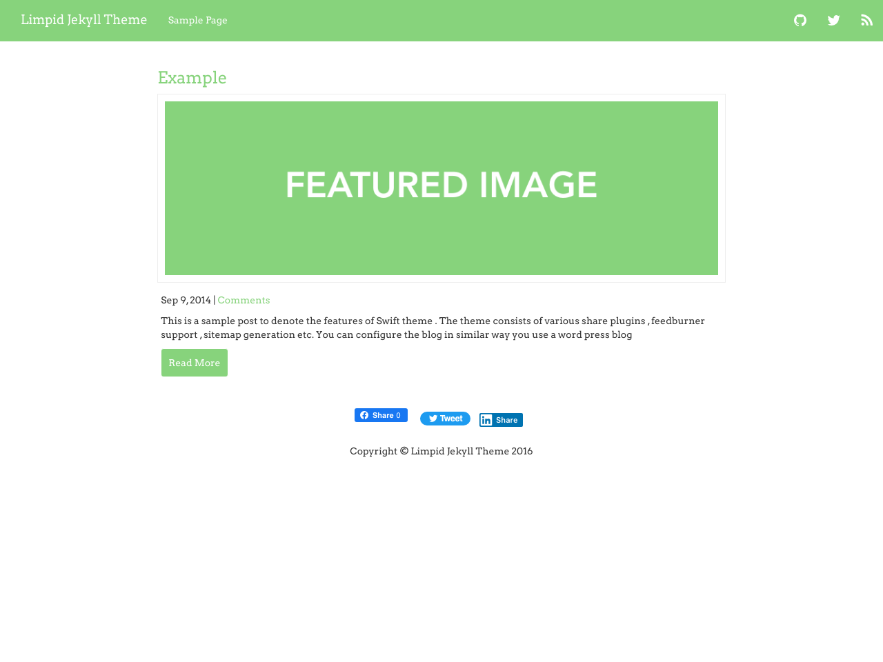 Limpid Theme screenshot