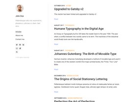 Gatsby V2 Starter Lumen screenshot
