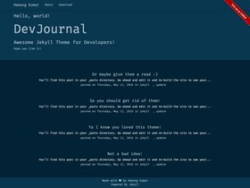 DevJournal screenshot