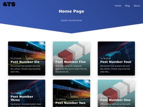 Gatsby V2 Tutorial Starter screenshot