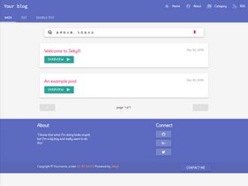 Material blog screenshot